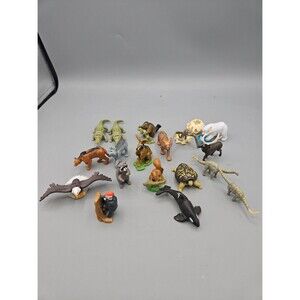Kinder Joy Surprise Figures Toys  Lot National Parks 15 Deer Bird Turtle Eagle